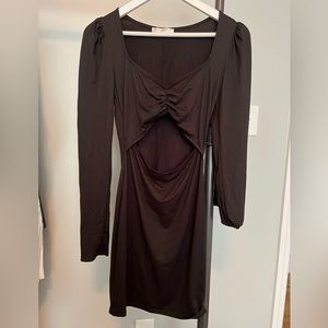 Black fitted dress by Blue Blush